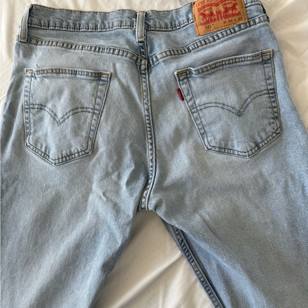 Levi's Blue Straight Jeans